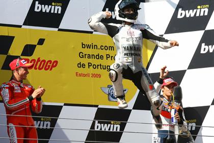 Jorge Lorenzo was over the moon at his Estoril win