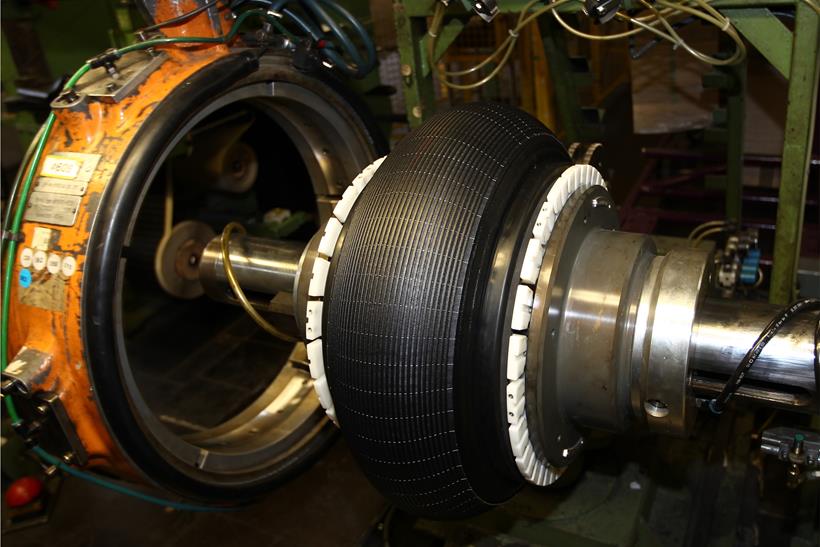 Early stages of motorcycle tyre production Early stages of motorcycle tyre production