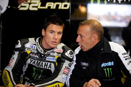 Toseland ended seventh despite a crash