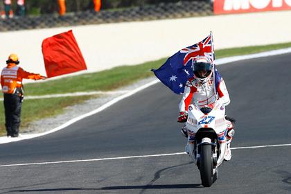 Stoner won last weekend's Australian GP