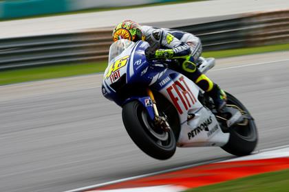 Rossi was fourth fastest today