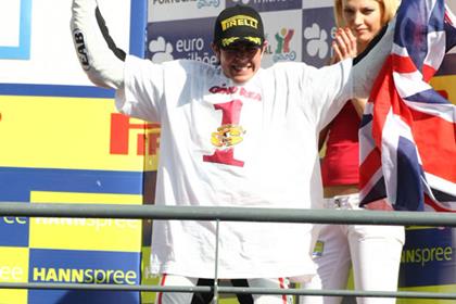 Gino Rea took the Superstock 600 title at Portimao