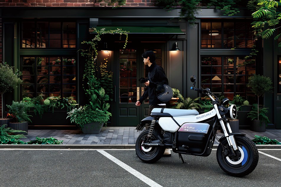 Konsep motor listrik Suzuki e-VanVan