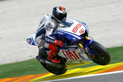Lorenzo was fastest in Valencia today