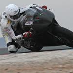 Gino Rea tests Moto2 machine