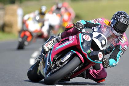 Conor Cummins broke the Ulster lap record with McAdoo Kawasaki