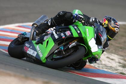 Chris Vermeulen in action at Almeria today