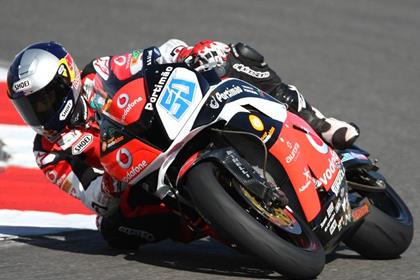 Eugene Laverty is looking to pick up where he left off