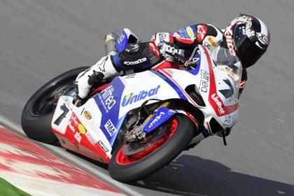 Carlos Checa was fastest in Valencia