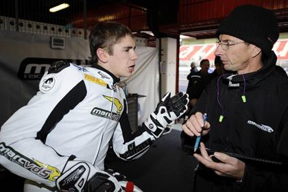 Scott Redding was satisfied after the rain-hit Catalunya Moto2 test