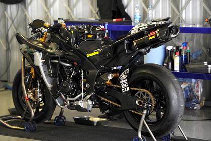 Yamaha have fitted 2009 parts to the R1 this week