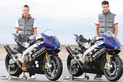 The Splitlath Aprilia team