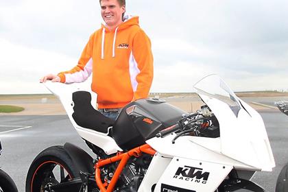 James Edmeades will race the KTM RC8R at the Isle of Man TT