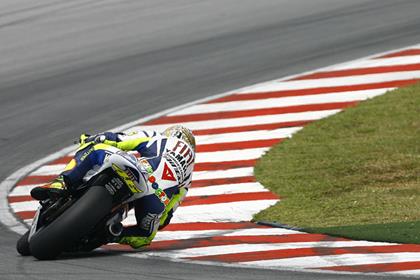 Rossi posted the fastest time again at Sepang