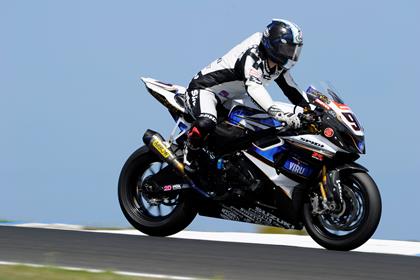 Haslam took his first WSB pole at Phillip Island