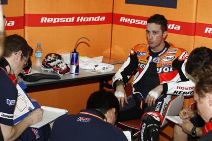 Andrea Dovizioso is ahppy with the work HRC has done over the winter