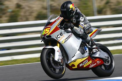 Scott Redding ended the Jerez Moto2 test with the fourth fastest time