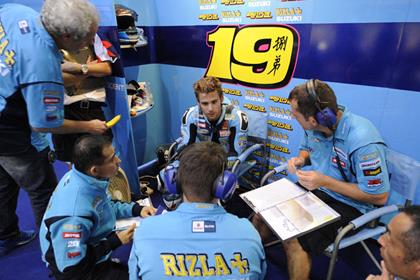 Alvaro Bautista is adjusting to the electronics on the Suzuki