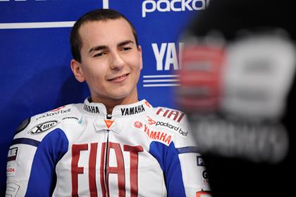 Lorenzo is still riding with a damaged hand