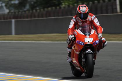 Nicky Hayden claimed his third fourth place of 2010 at Le Mans