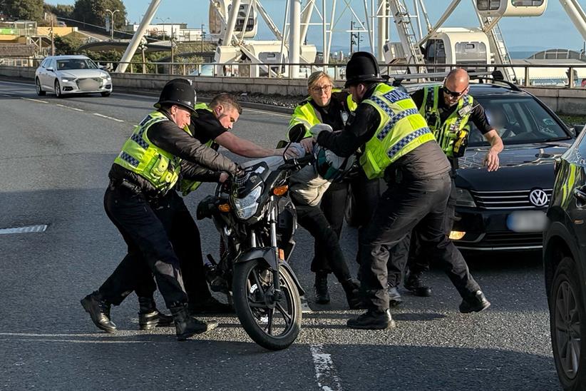 Dorset Police make multiple arrests during illegal bike meet