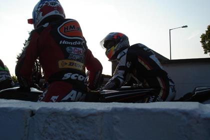 mcguinness and hutchinson in the setting sun