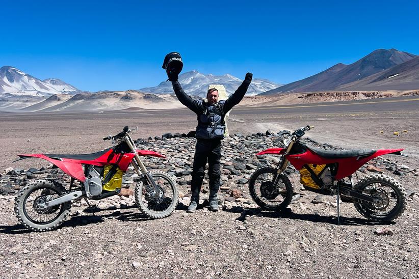 Stark Varg EX enduro bike sets new altitude riding record
