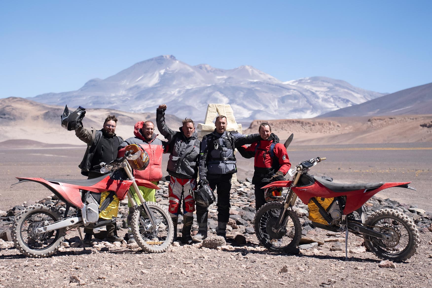 Swiss rider reaches 6721 metres to set new altitude riding record aboard electric Stark Varg EX