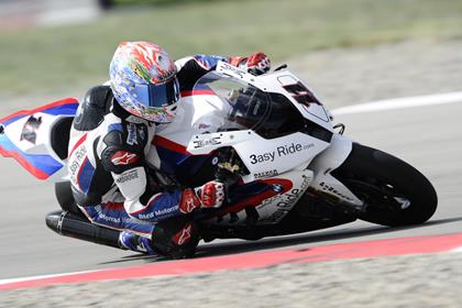 Troy Corser was one of the only riders to improve on day two