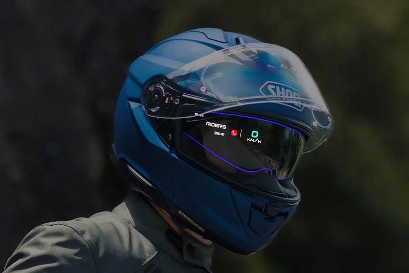 bike helmet hud Shoei GT-Air 3 Smart brings HUD helmets to production with specialists  EyeLights