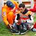 Dani Pedrosa struggled with rear grip at Silverstone and crashed twice