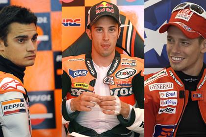 Honda is considering fielding Pedrosa, Dovizioso and Stoner in 2011