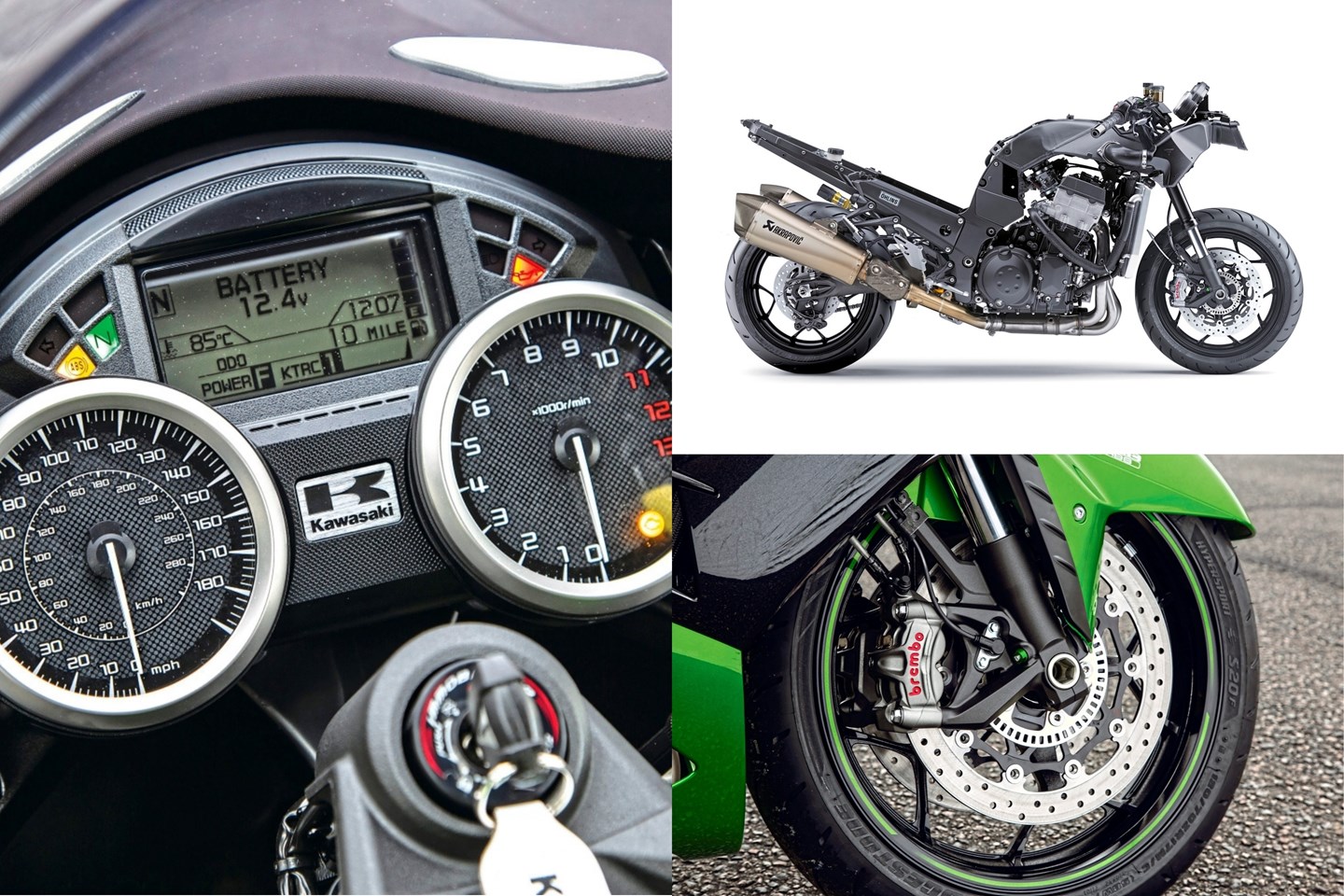 Klaxon KAWASAKI ZZR 1200 (2002-2003) – Avertisseur Sonore En Bon état Pour Moto Routière