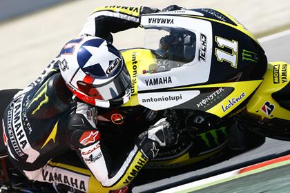 Ben Spies was the fastest Yamaha in fourth