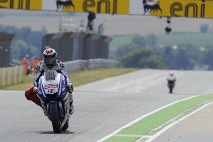 Jorge Lorenzo dominated practice at Brno