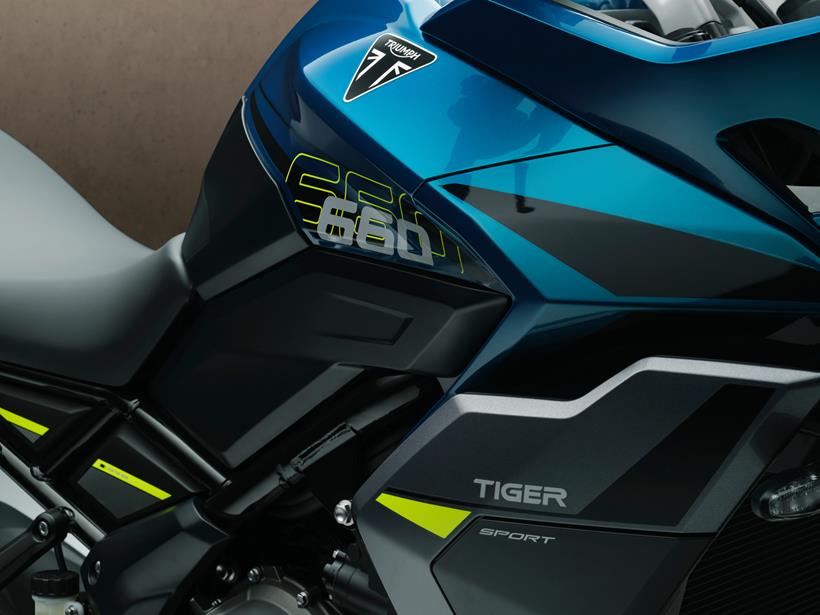 Triumph Tiger Sport 660 revised bodywork