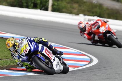 Valentino Rossi was banned from testing new Ohlins forks