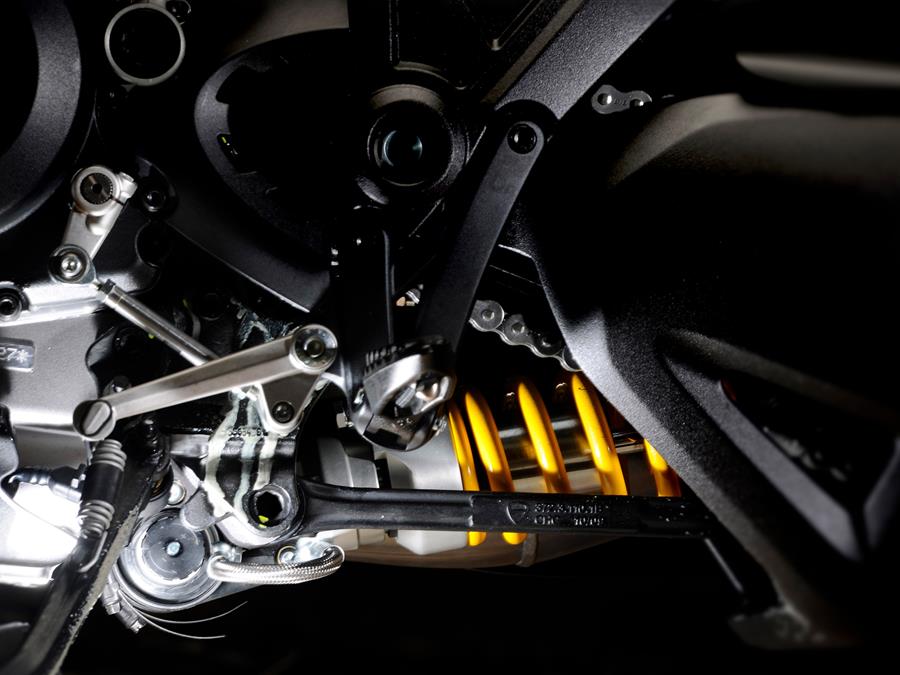 Ducati Diavel rear shock is often replaced by Ohlins