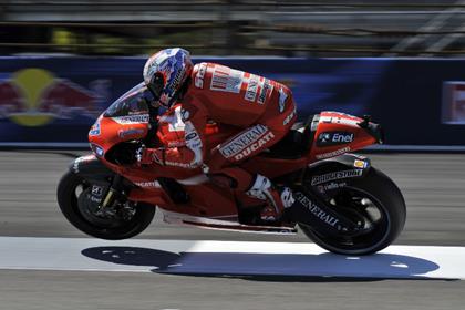 Casey Stoner was unhappy with the state of the track