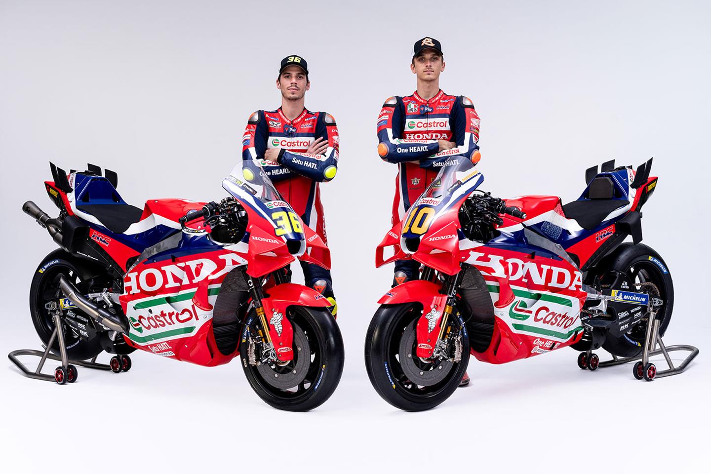 MotoGP: Joan Mir and Luca Marini reveal 2026 Honda HRC Castrol livery