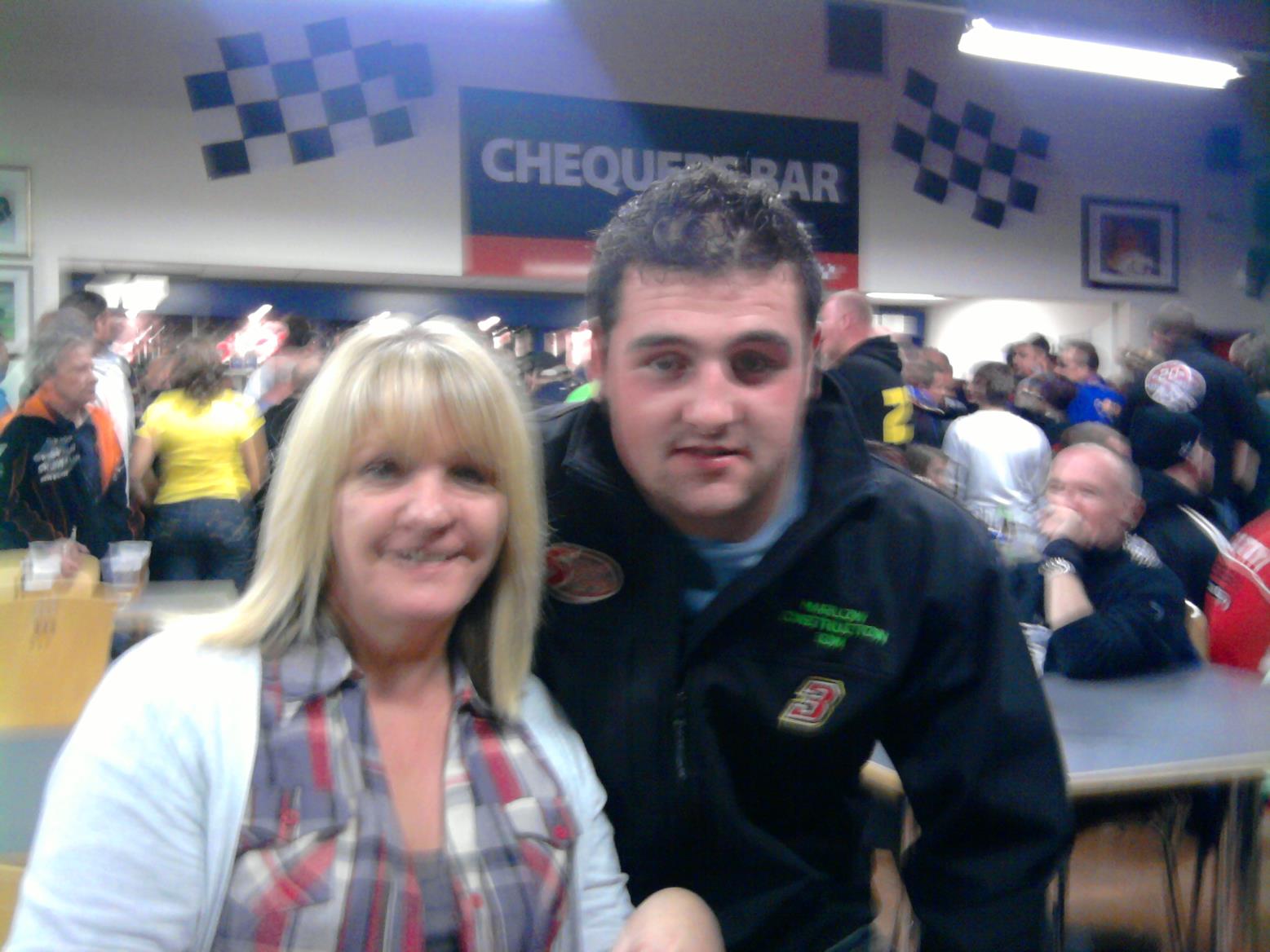 My wife and Michael Dunlop