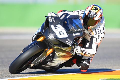 Melandri on the pace in Valencia