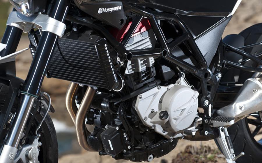 It may be based on the BMW F800's, but we like the Husqvarna Nuda 900R engine