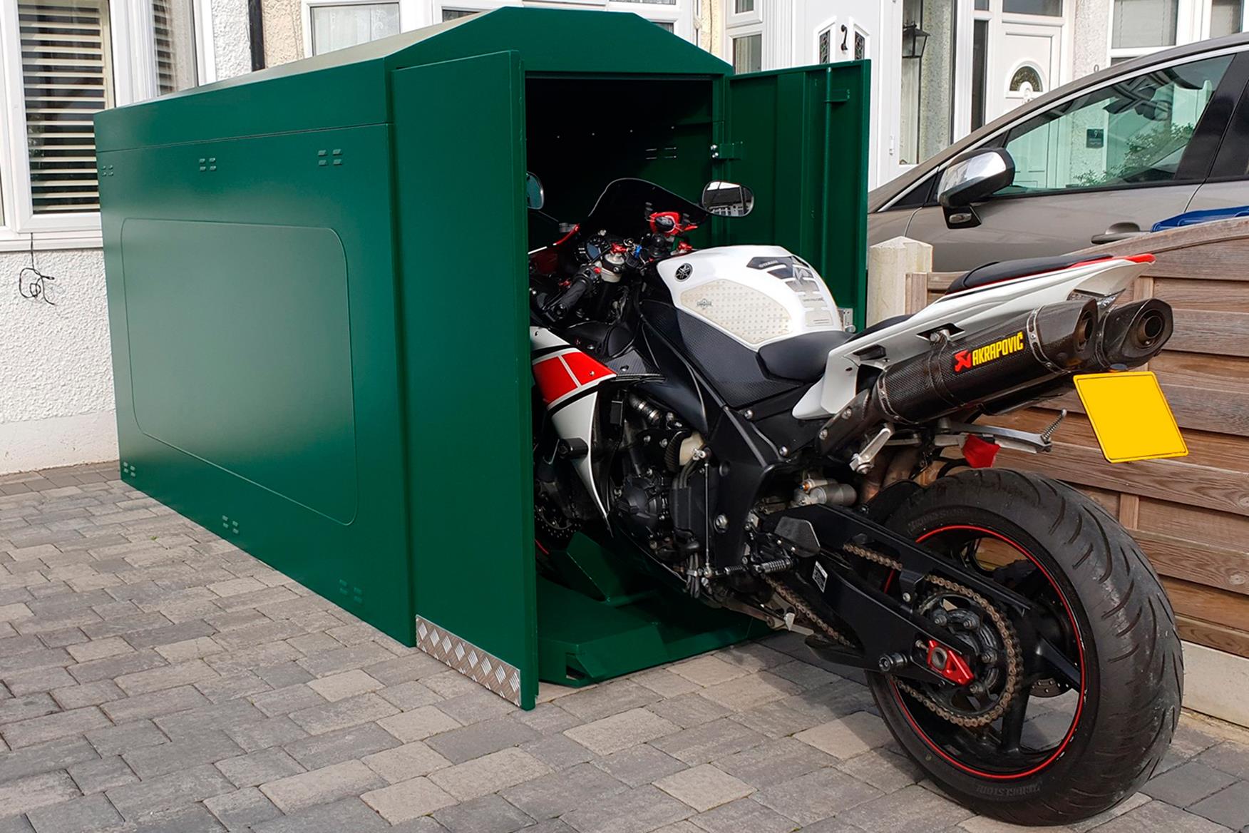 British firm building secure motorcycle storage for riders without garages is bouncing back for 2026