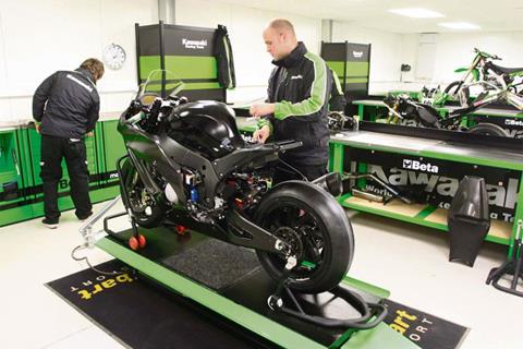 Video: Welcome to the Kawasaki Factory WSB team HQ