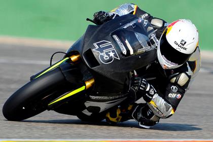 Scott Redding has set his fastest ever lap around Valencia in preparation for Moto2 in 2011