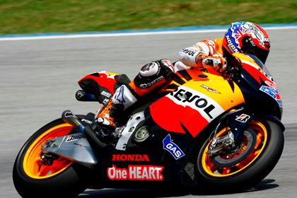 Casey Stoner has been fatsest throughout the test