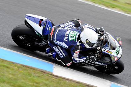 Laverty secured a place on the provisional front row