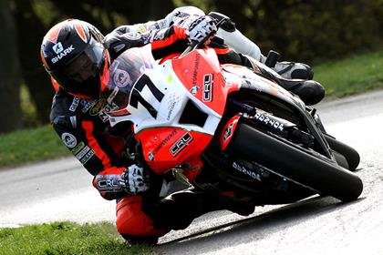 Ryan Farquhar on his way to one of seven victories at Oliver's Mount