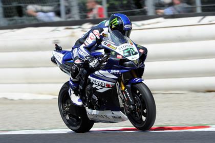 Laverty finished behind Melandri on day one